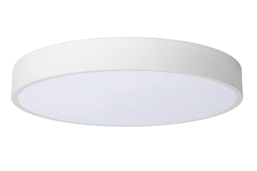 Lucide UNAR - Plafonnière - Ø 39,5 cm - LED 3 StepDim - 1x24W 2700K - Wit - uitgezet